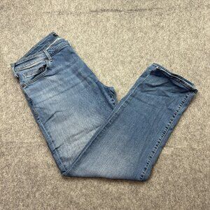 Mavi Zach Straight Leg Jeans Men's Size 40 X 32 Mid Rise Medium Wash Denim